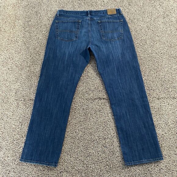 Lucky Brand Jeans Size 38x32 Mens Blue 363 Vintage Straight Pants Stretch Denim - Picture 3 of 13